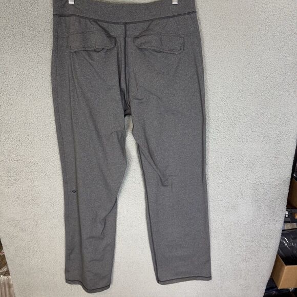 Lululemon Pants Mens Large Gray‎ Kung Fu Sweat Lounge Stretch Straight Leg - Picture 7 of 9